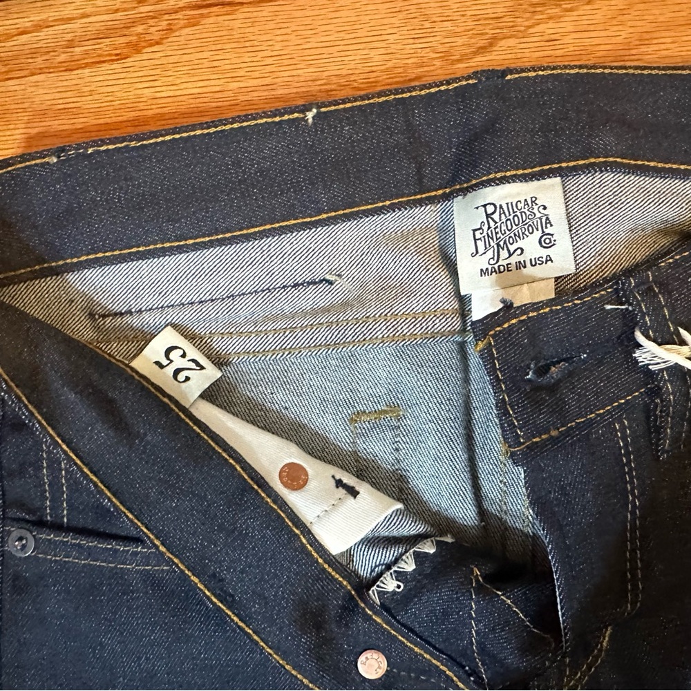Railcar Fine Goods Vixen Selvedge Women’s Jeans - Picture 2 of 6